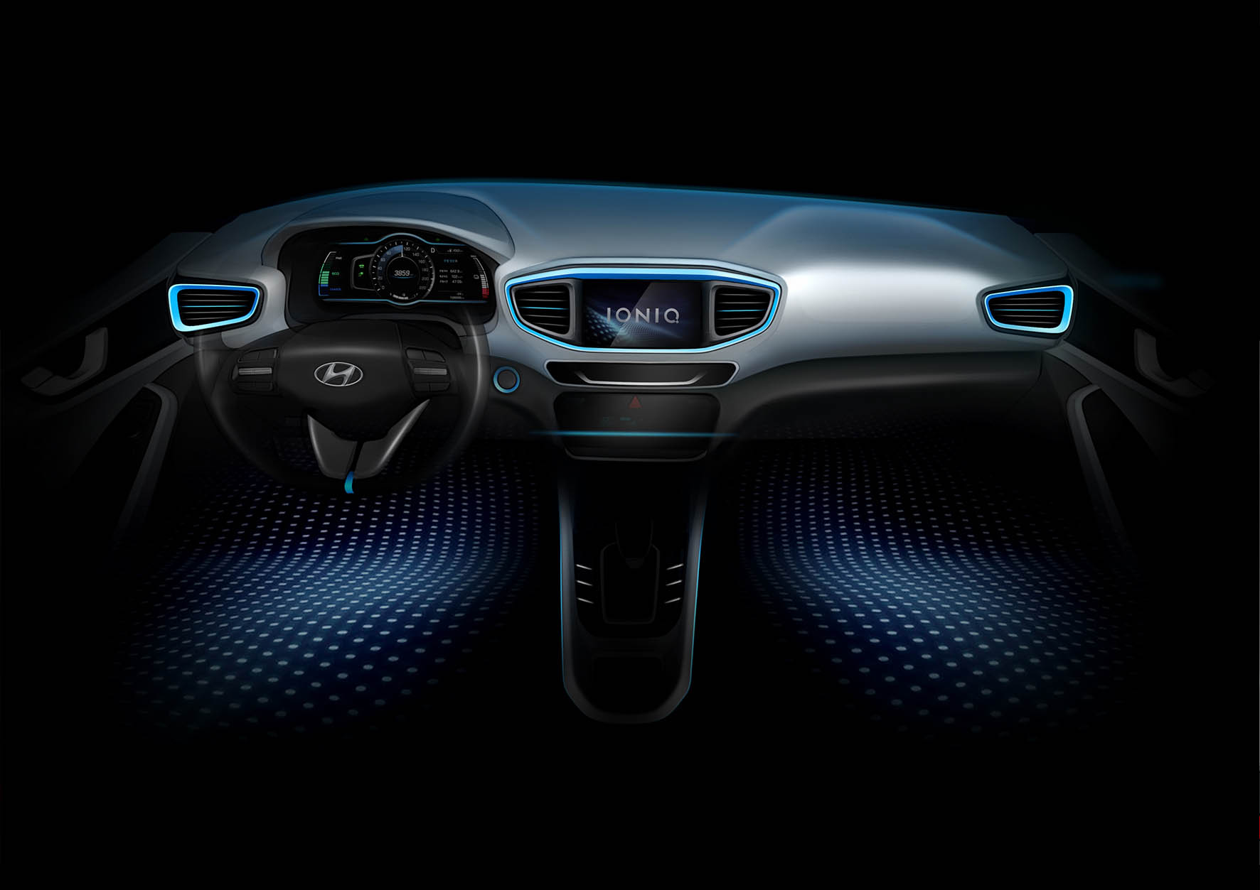 Nieuwe beelden geven blik op exterieur en interieur van Hyundai IONIQ.