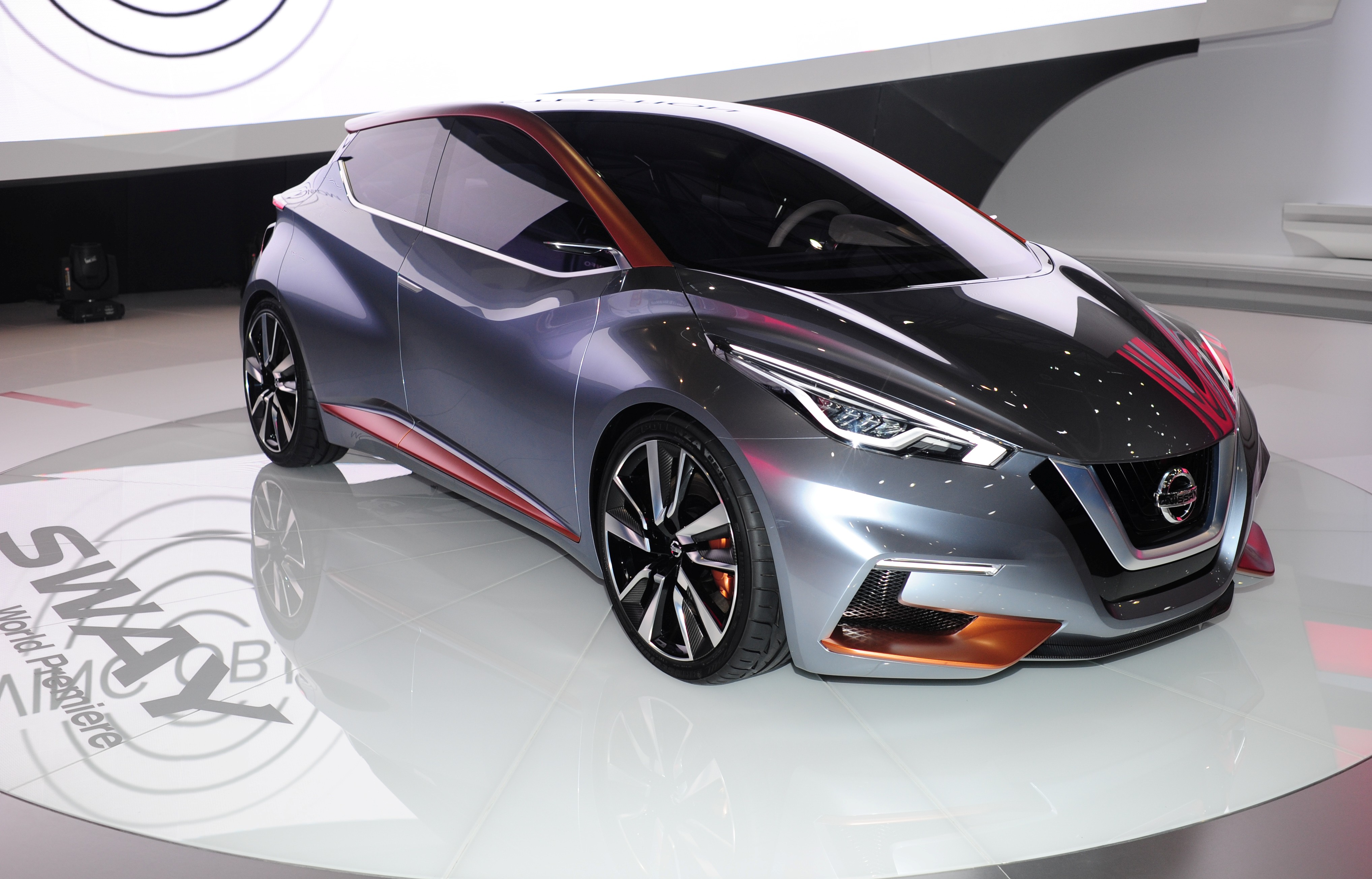 Nissan Sway Concept is designstudie en een voorbode van een nieuw model in het B-segment, mogelijk de opvolger van de Nissan Micra.