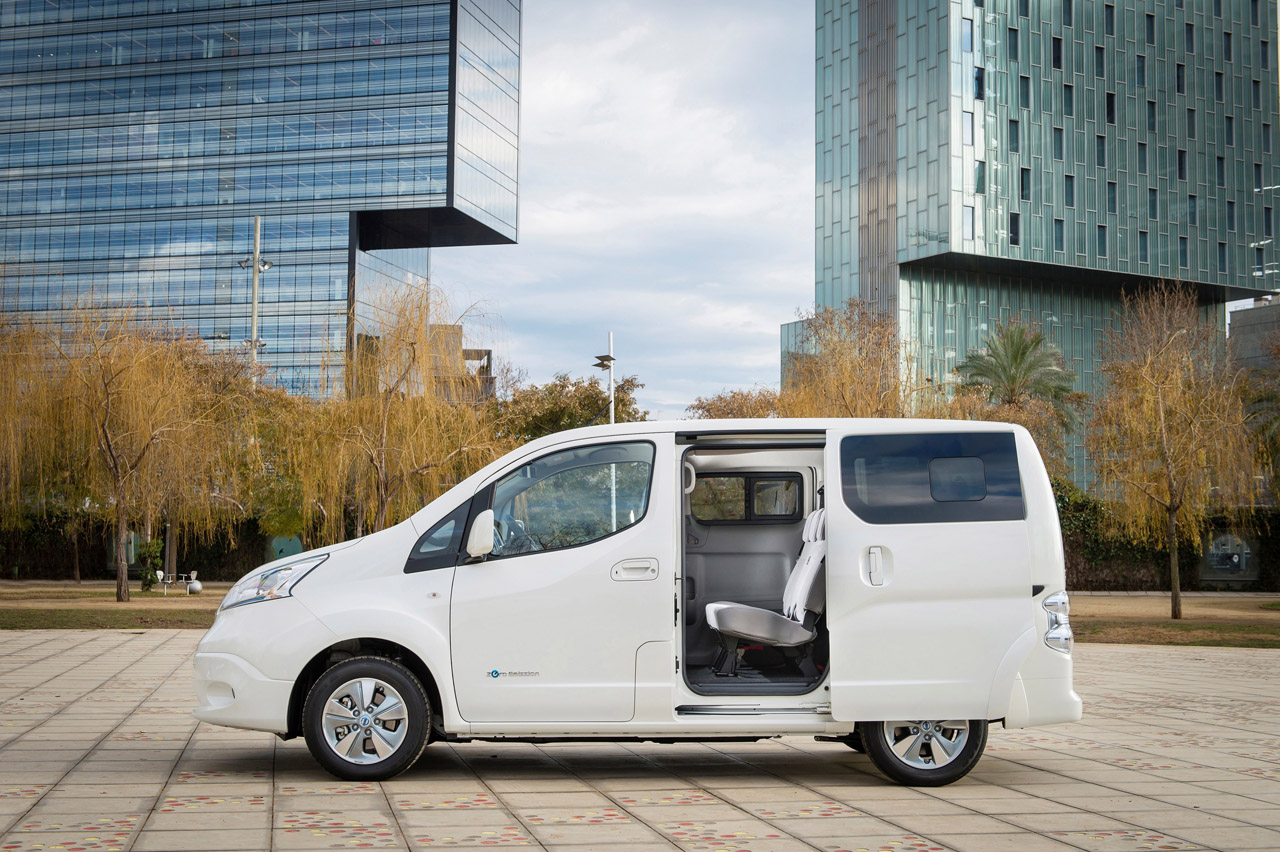 Nissan gaat een grotere batterij leveren in de e-NV200.