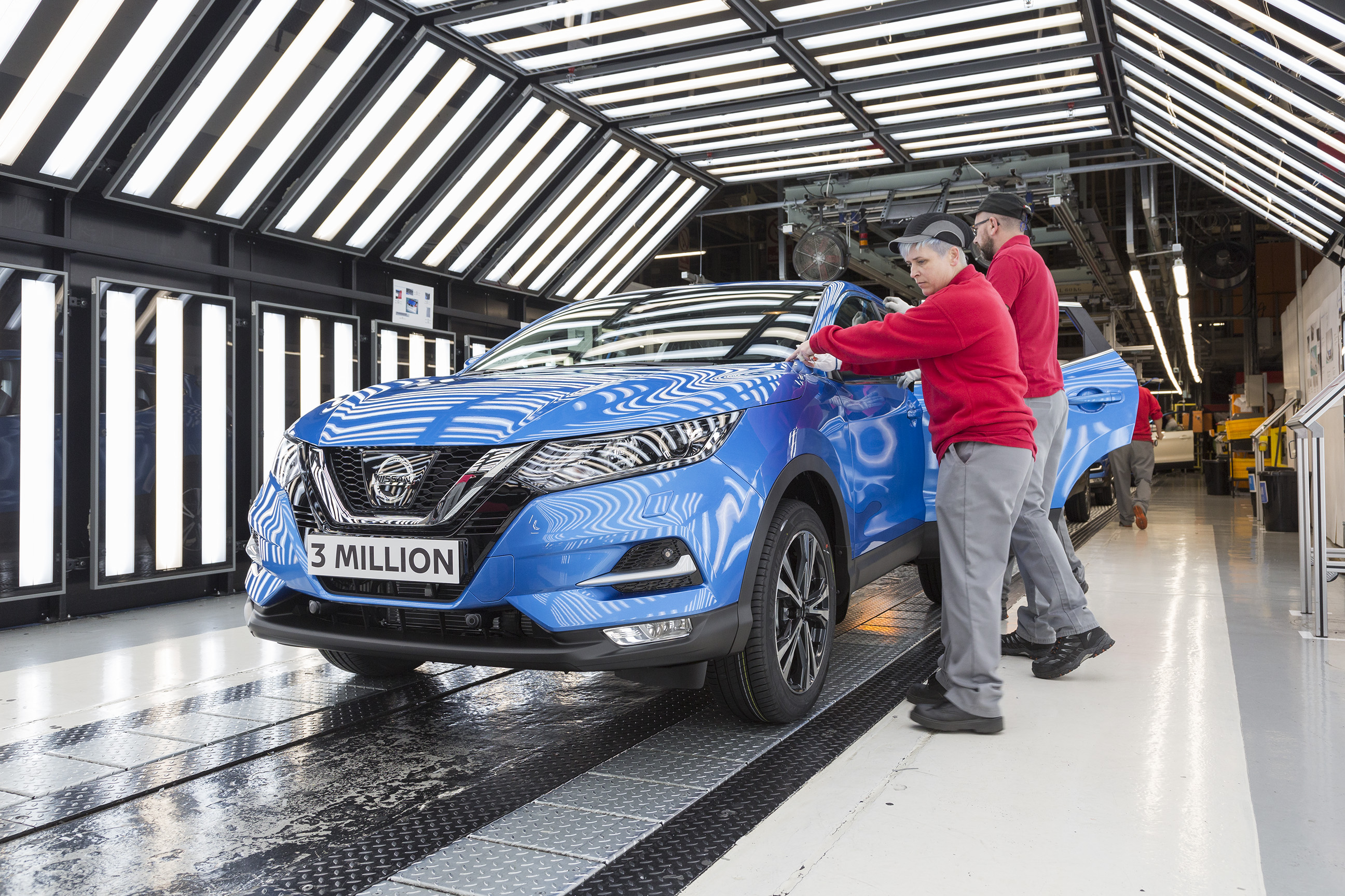 Nissan produceerde in tien jaar tijd 3 miljoen exemplaren van de Qashqai
