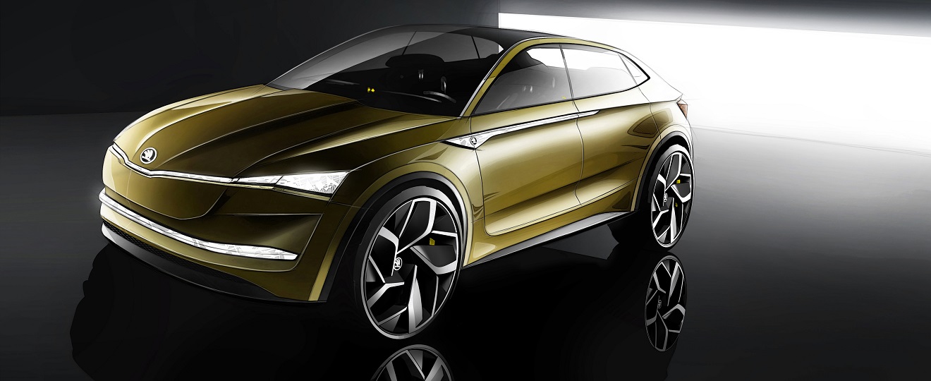 Skoda heeft de Vision E op een lichtere plek gezet, zodat we de auto nu goed kunnen bekijken. De komende jaren krijgt de auto nog een aantal elektrische broertjes en zusjes.