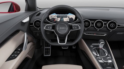 We hadden hem afgelopen week al even voorbij zien komen, deze Audi TT Sportback concept. Inmiddels is-ie te bewonderen op de Parijse beursvloer.