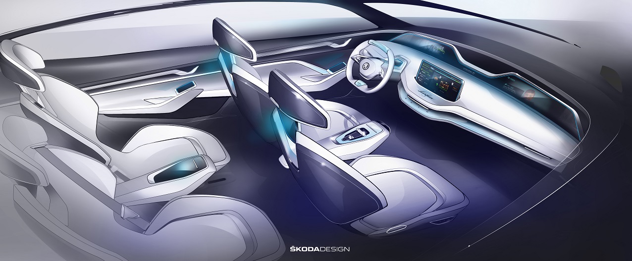 Op de Shanghai Motor Show heeft Skoda de Vision E nu volledig onthuld. Hoe de auto eruitziet wisten we al, maar nu weten we ook de verdere technische details.