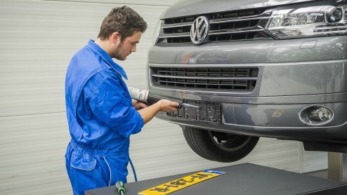 Gratis verlijmen kentekenplaten en aanbod diverse diefstalpreventie pakketten bij Volkswagen