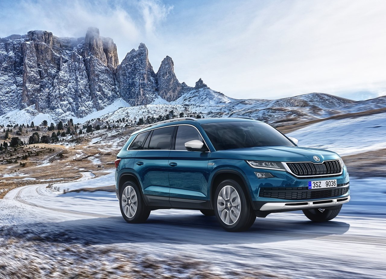 Skoda heeft nu ook de extra ruige versie van de Kodiaq onthuld: de Scout. Naast een stoerder uiterlijk, heeft de Kodiaq Scout ten opzichte van de standaard Kodiaq ook betere terreincapaciteiten.