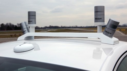 Ford Fusion Hybrid autonoom rijdende auto onthuld.