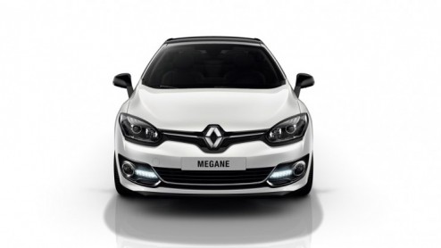 Ook nieuw gezicht voor Renault Megane Coupe Cabriolet. Debuut op Autosalon van Brussel op 14 januari.