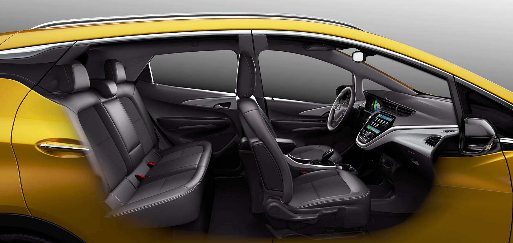 De Opel Ampera-e heeft een NEDC-actieradius van maar liefst 400 kilometer. In de praktijk zal dat zo'n 300 km zijn, nog steeds meer dan de directe concurrentie.