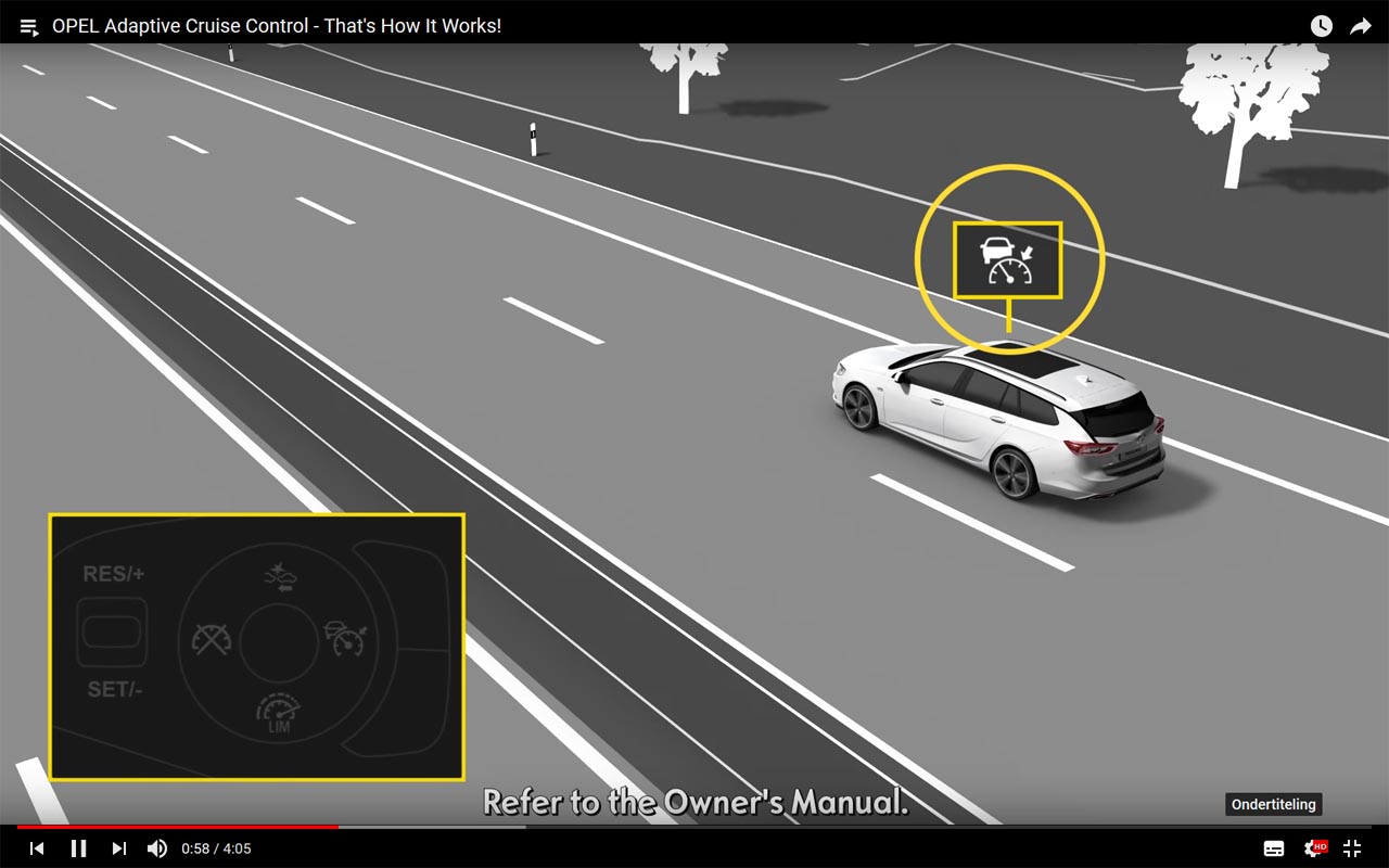 Opel plaatst meer en meer video's met uitleg op Youtube over elektronische systemen en het optimaal gebruik.