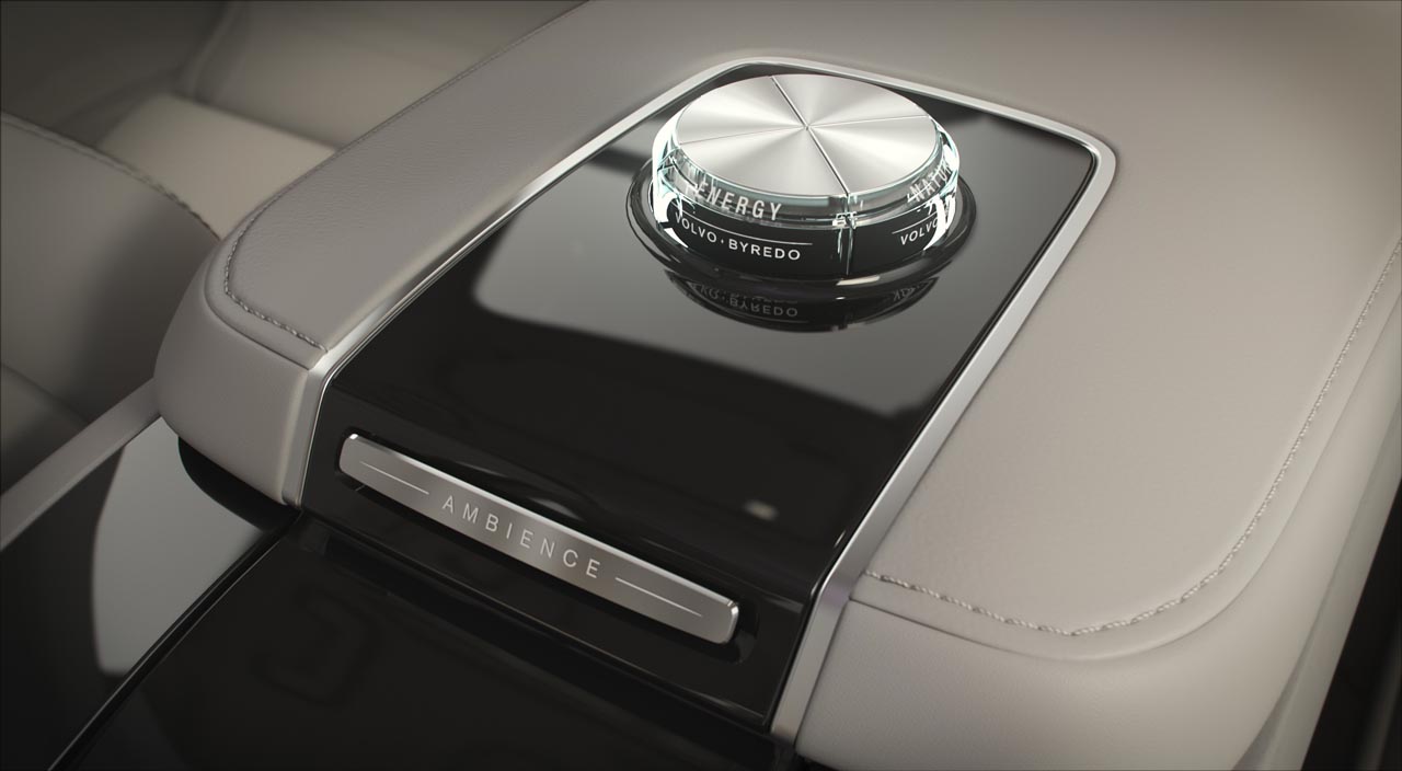 Volvo laat in Beijing een speciale uitvoering zien van de S90. Deze Ambience is voorzien van alle denkbare luxe plus een projectie op het plafond met bijbehorende geluiden.