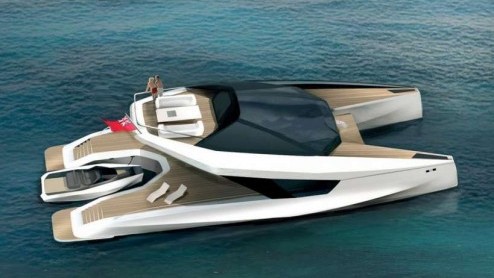 Peugeot 115 Catamaran ontwikkeld door Peugeot en JFA Yachts.