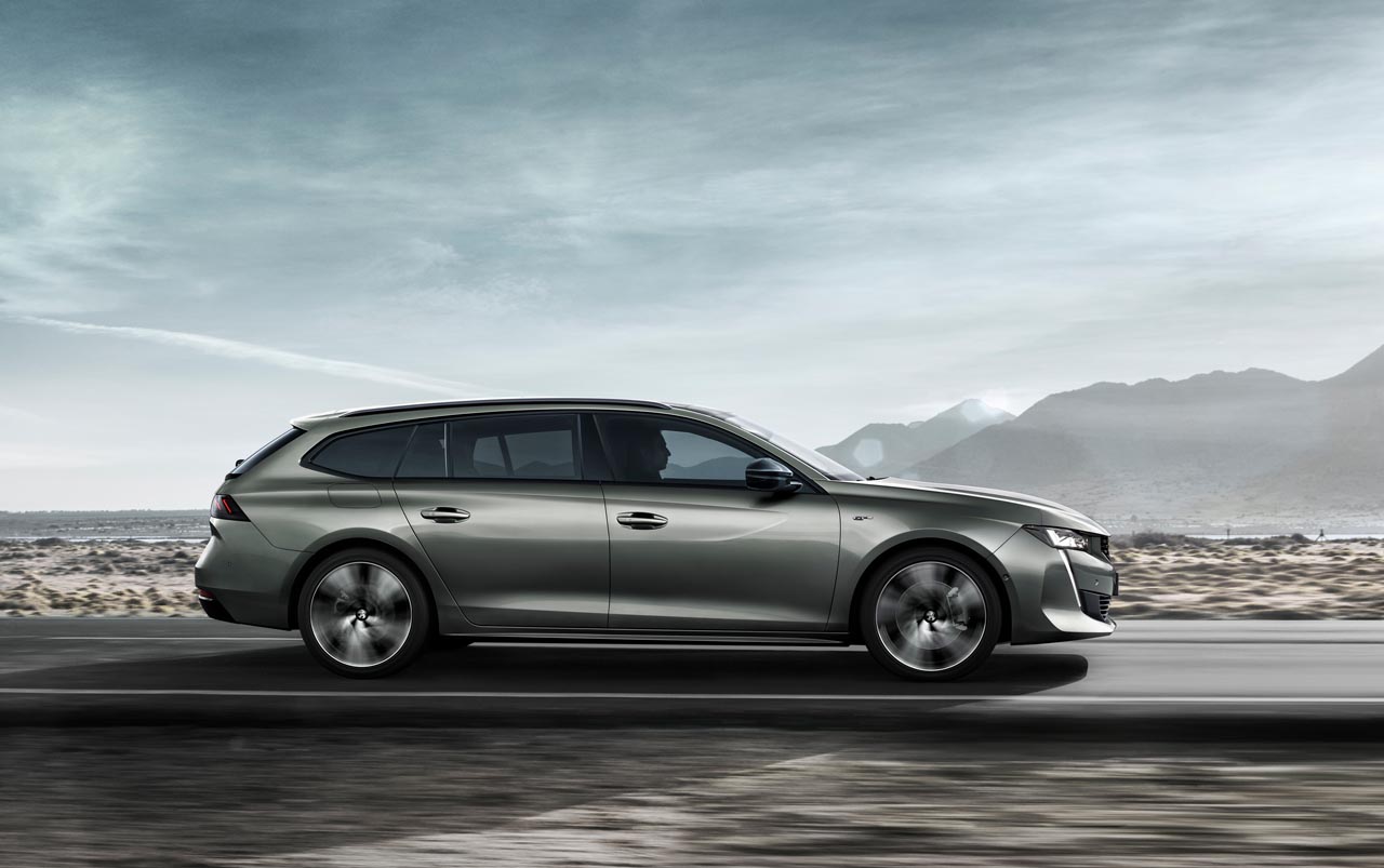 Peugeot laat de foto's zien van de nieuwe 508 SW.