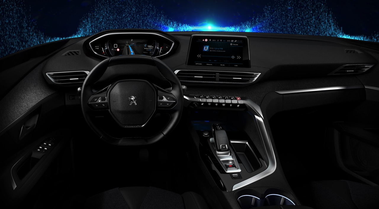 Peugeot presenteert de i-Cockpit van de nabije toekomst. Als eerste zien we het nieuwe interieurconcept terug in de nieuwe SUV, de Peugeot 3008.