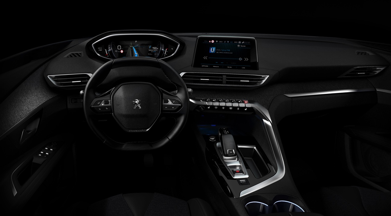 Peugeot presenteert de i-Cockpit van de nabije toekomst. Als eerste zien we het nieuwe interieurconcept terug in de nieuwe SUV, de Peugeot 3008.