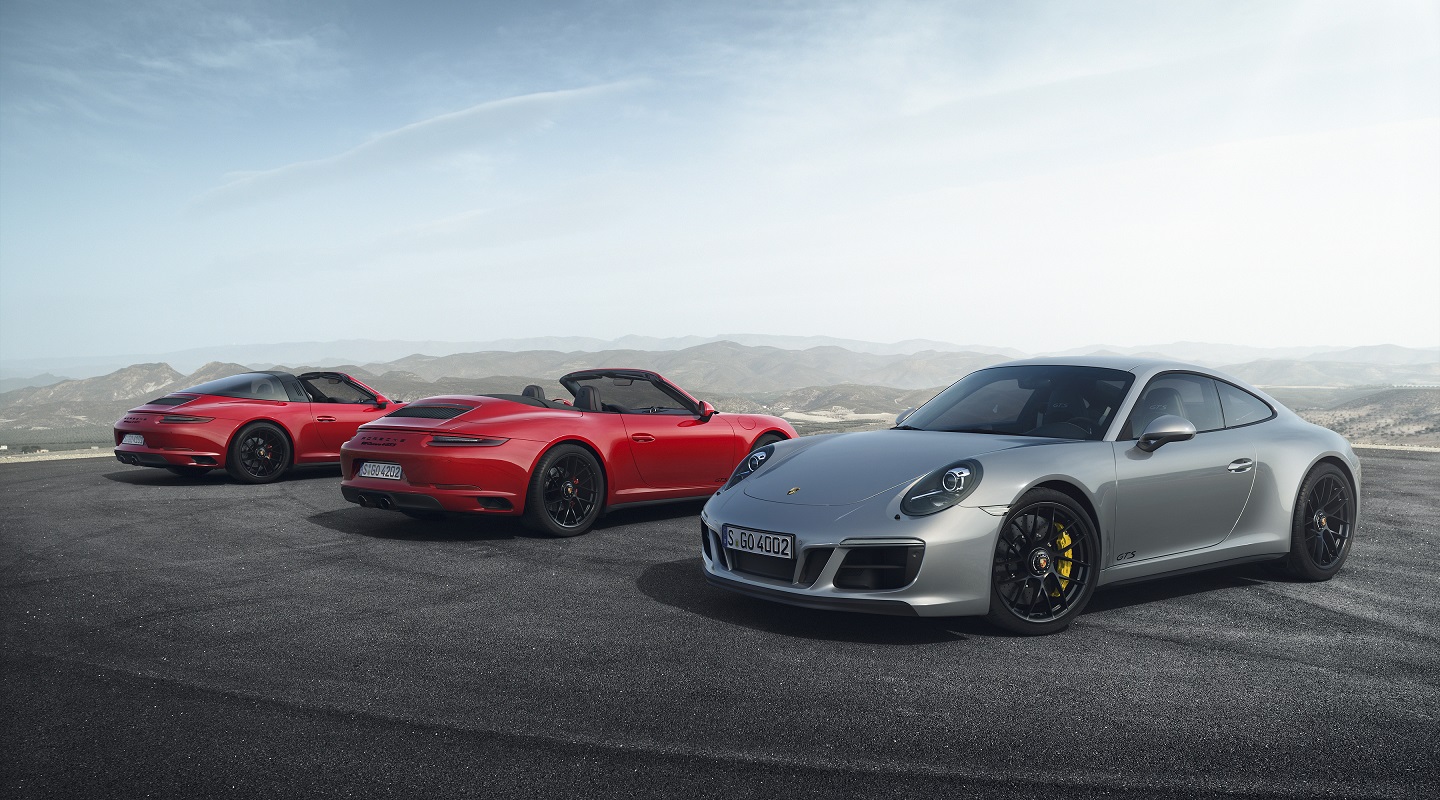 Porsche heeft ook de GTS-modellen vernieuwd. Er is keuze uit vijf modellen, voor ieder wat wils. Vanaf maart staan ze bij de dealers, maar ze zijn nu alvast te bestellen.