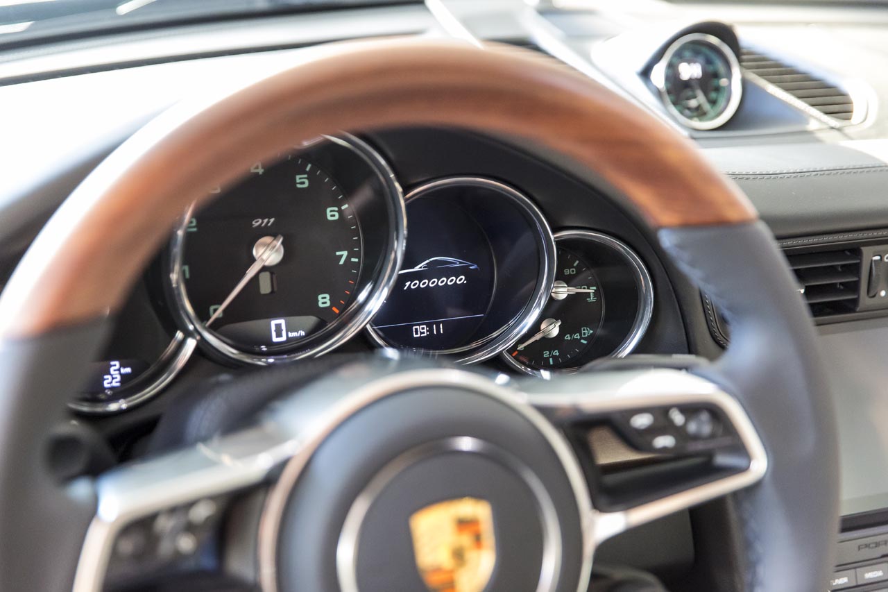 Sinds 1963 zijn er precies 1 miljoen exemplaren gebouwd van de Porsche 911.