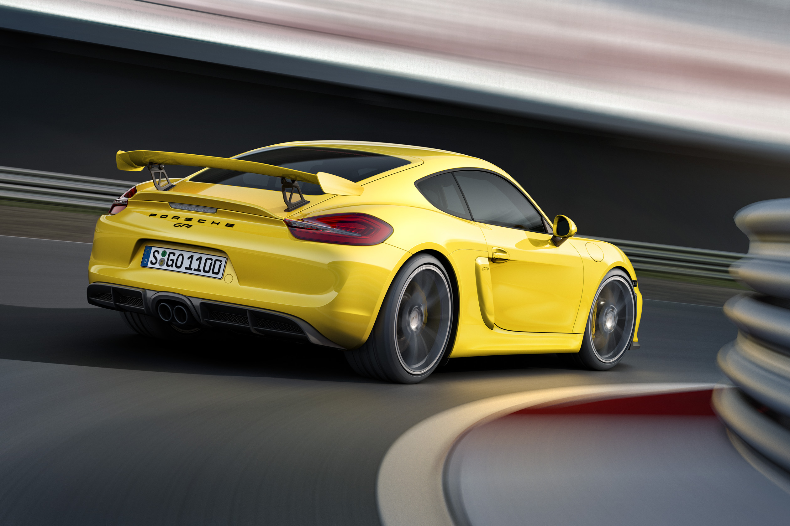 Porsche onthult Cayman GT4, de snelste Cayman in de familie. Hij staat live op de Autosalon van Geneve en rolt vanaf april de showrooms in.