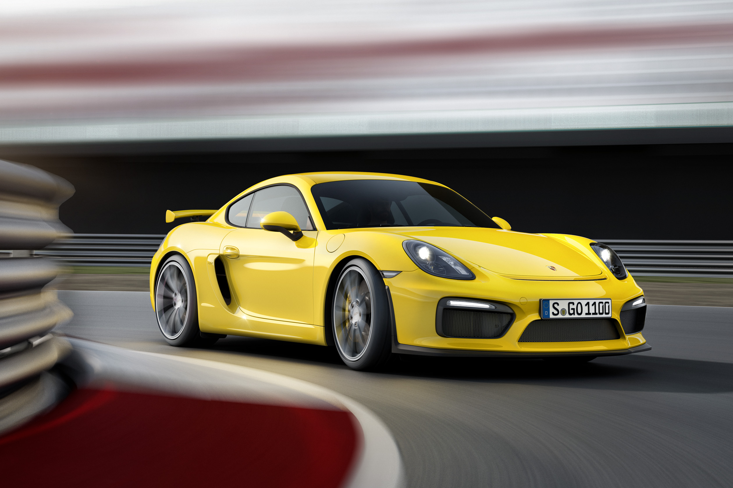 Porsche onthult Cayman GT4, de snelste Cayman in de familie. Hij staat live op de Autosalon van Geneve en rolt vanaf april de showrooms in.