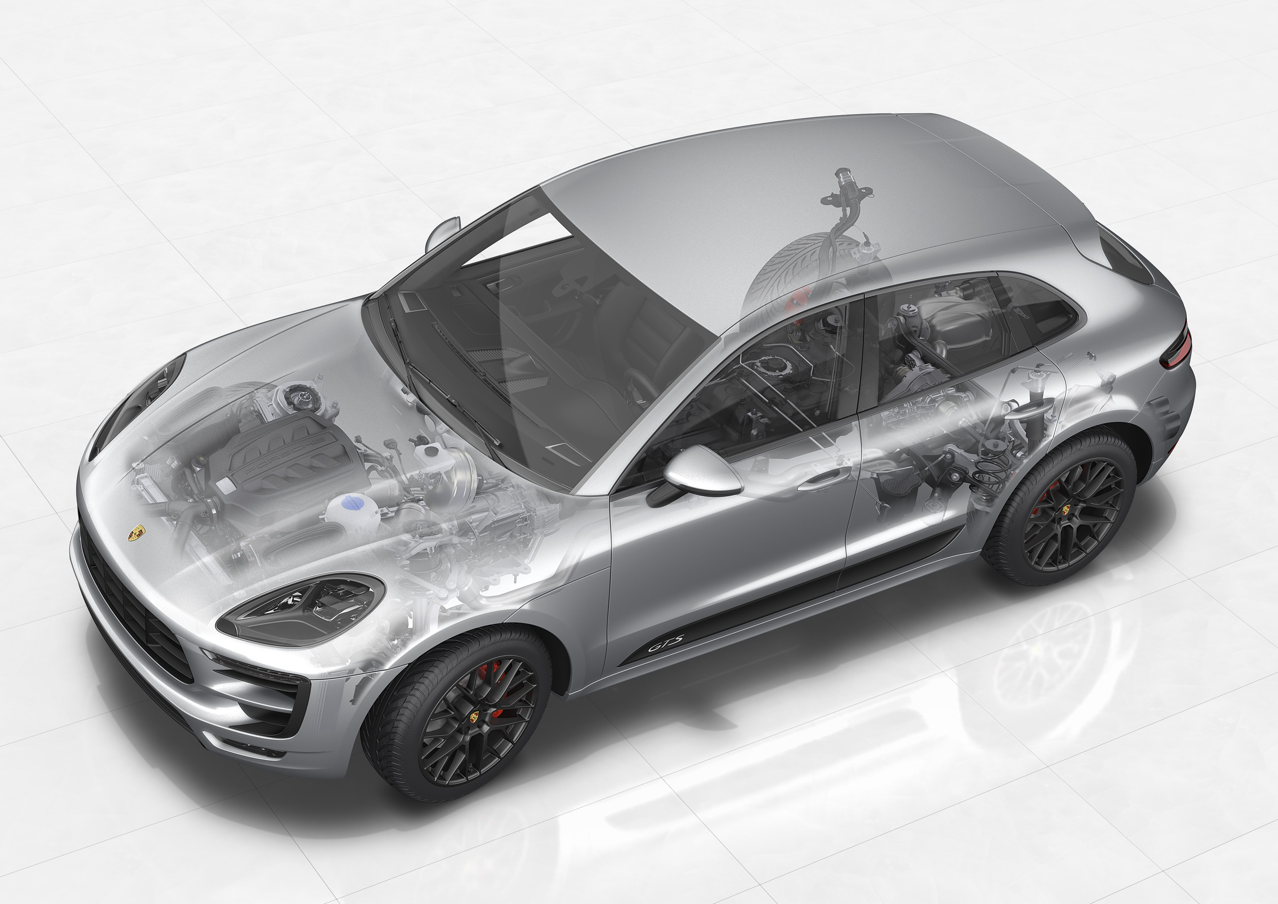 Autotest met de Porsche Macan GTS op Tenerife tijdens de persintroductie in november 2015. De SUV is de topper in zijn segment en komt als GTS extra krachtig voorrijden.