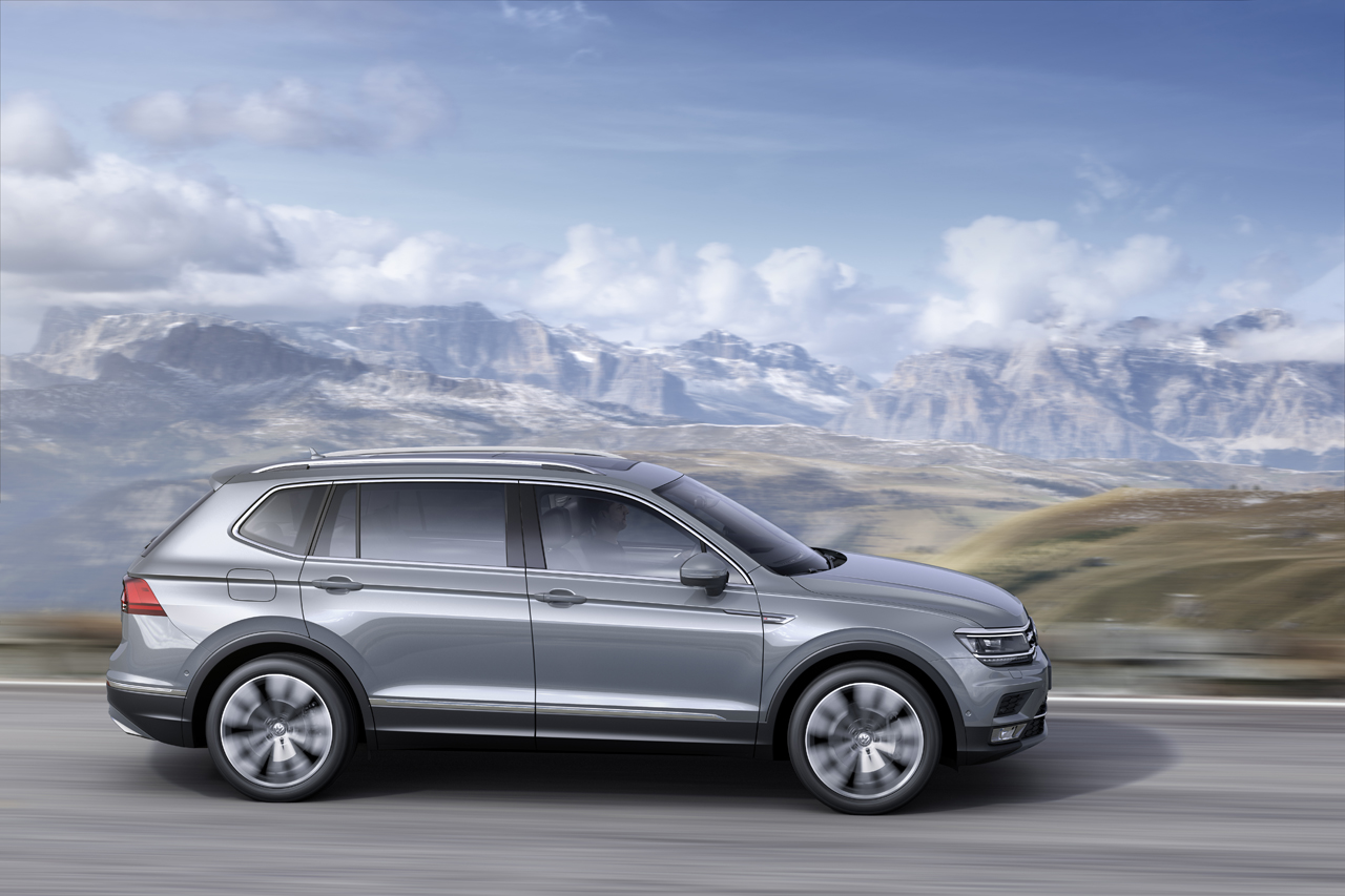 Volkswagen gaat vanaf november de Tiguan Allspace leveren met de mogelijkheid van een extra zitrij.