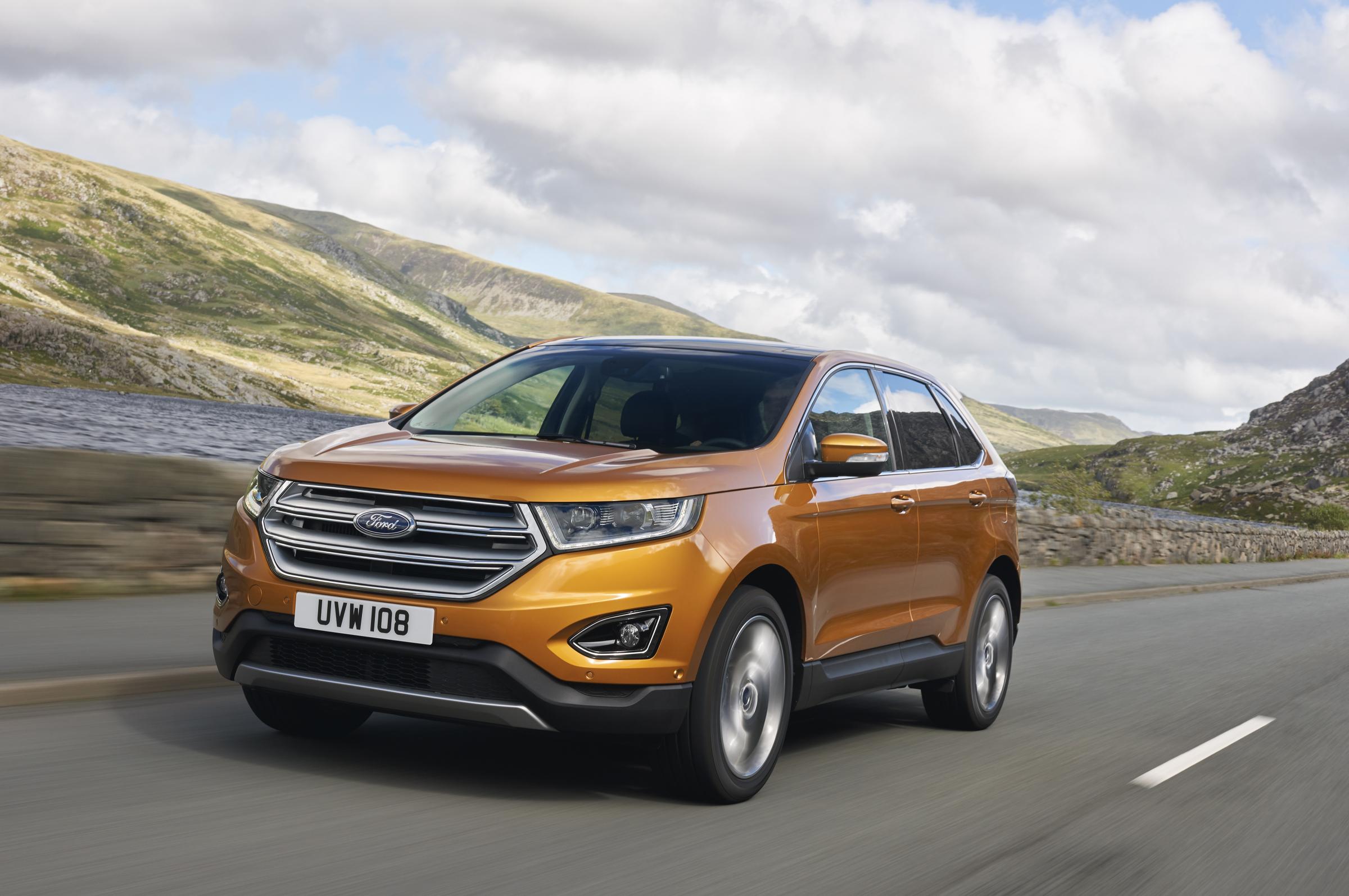 Prijzen en uitvoeringen nieuwe Ford Edge bekend. De nieuwe SUV kan rekenen op de 2.0 TDCi dieselmotor met vierwielaandrijving en Powershift automaat.