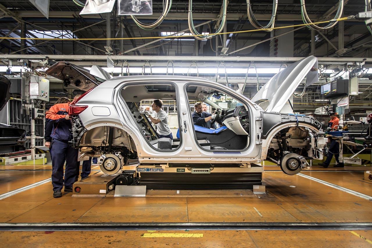 De productie van de nieuwe Volvo XC40 is vandaag van start gegaan.