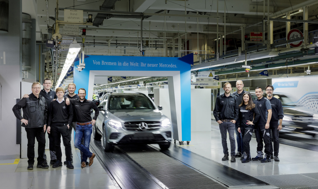 Mercedes produceerde in 40 jaar 8 miljoen voertuigen in Bremen.