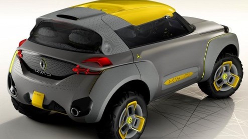 Renault heeft de KWID Concept uit de doeken gedaan op de Delhi Auto Show. Inclusief Flying Companio in de vorm van een drone.