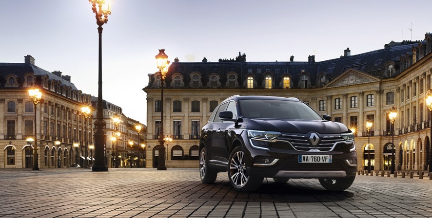 Renault presenteert op de Autosalon van Parijs 2016 het topmodel van de nieuwe Koleos, de Initiale Paris.