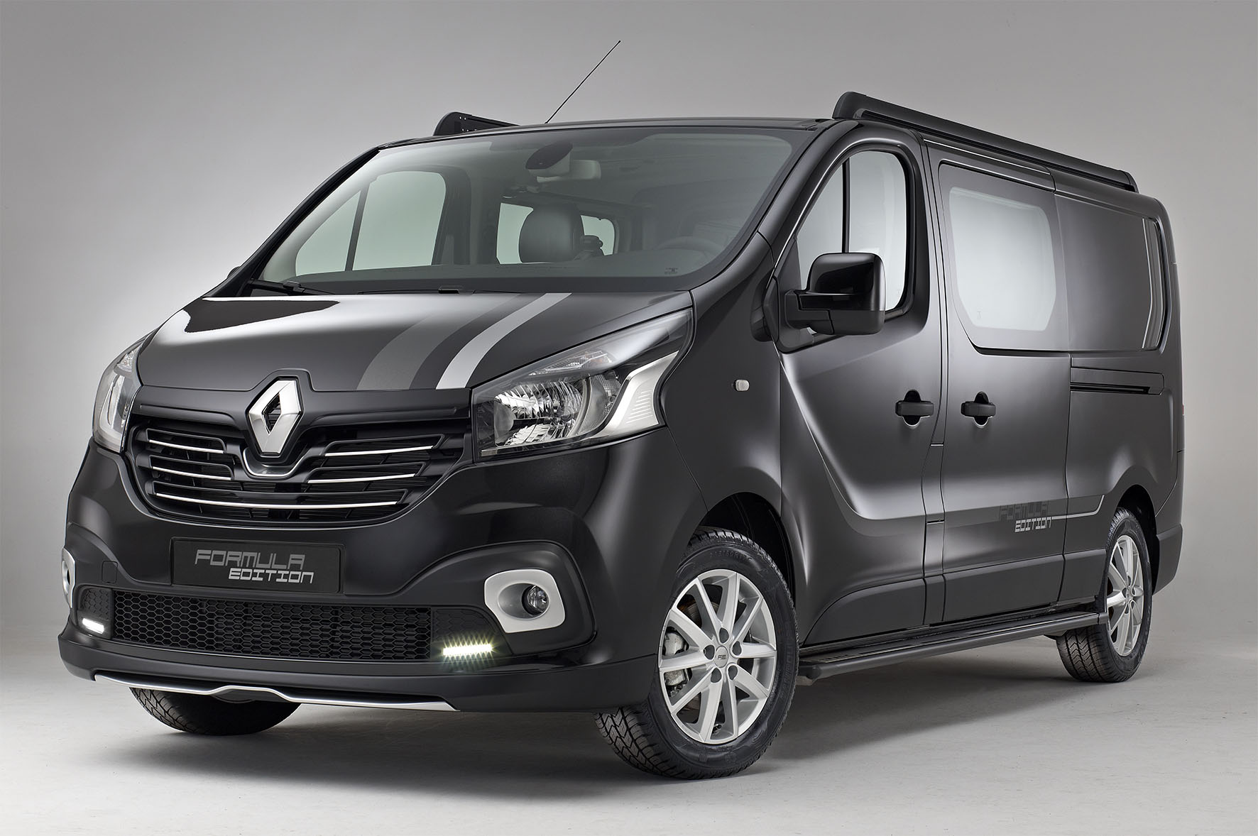 Op zoek naar een sportieve bedrijfswagen? Renault introduceert de Trafic Formula Edition met sportieve accenten en speciale styling.