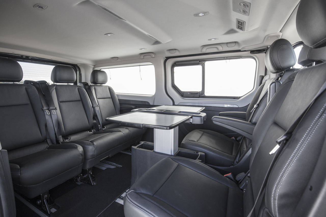 Renault lanceert een extra luxueuze SpaceClass versie van de Trafic tijdens het filmfestival van Cannes