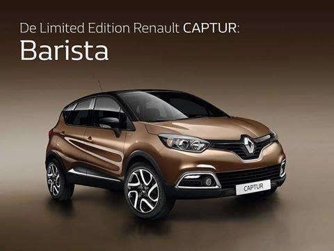Renault introduceert Serie Signature modellen. De Renault Twingo VIVA bijt spits af, gevolgd door de Captur Barista.