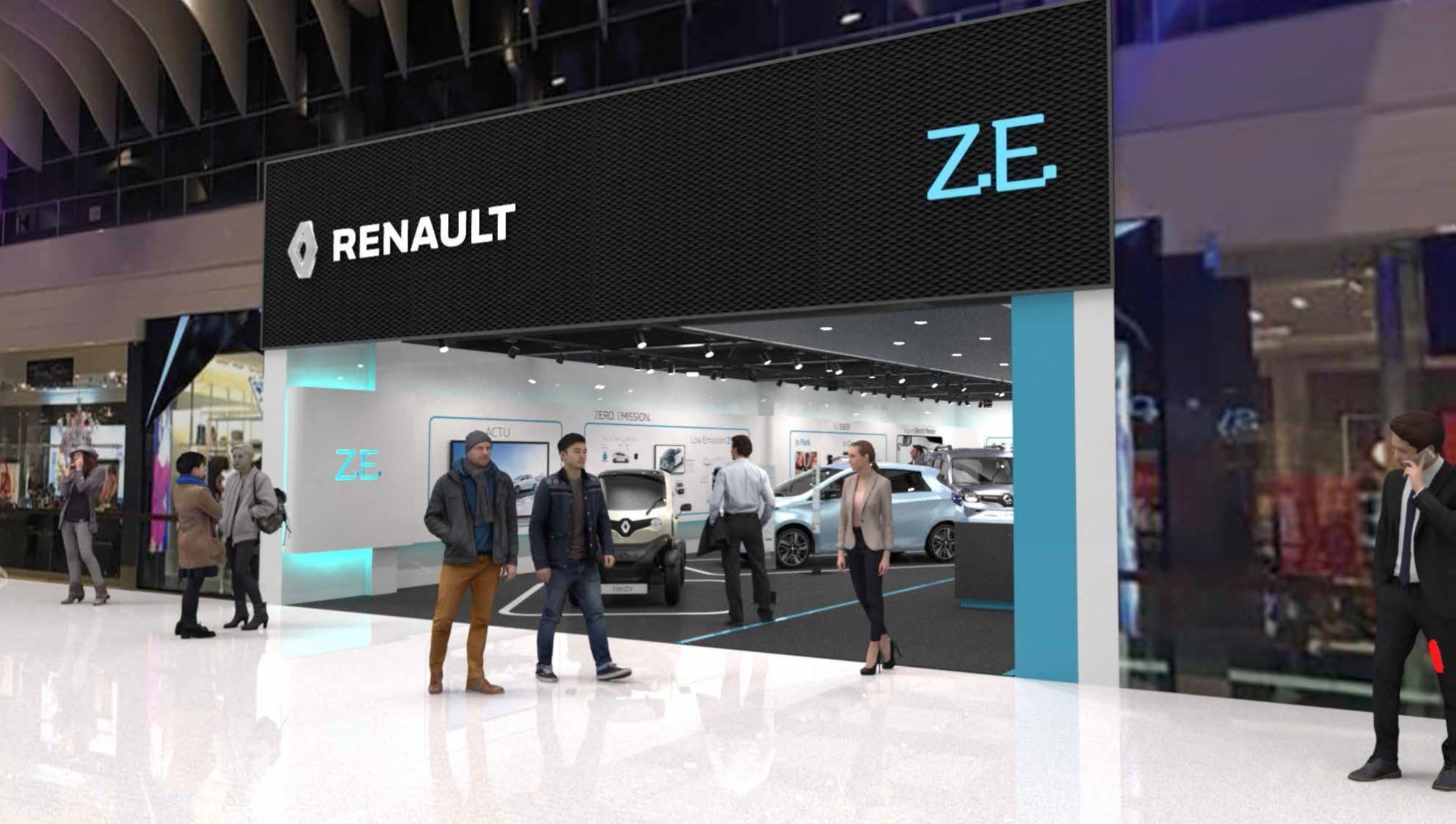 Renault opent zijn eerste Electric Vehicle Experience Center in Zweden
