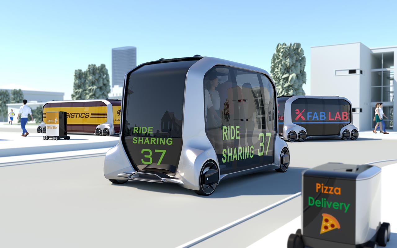 Toyota ontwikkelt met partners een autonoom rijdende stadsbesteller, de e-Palette.