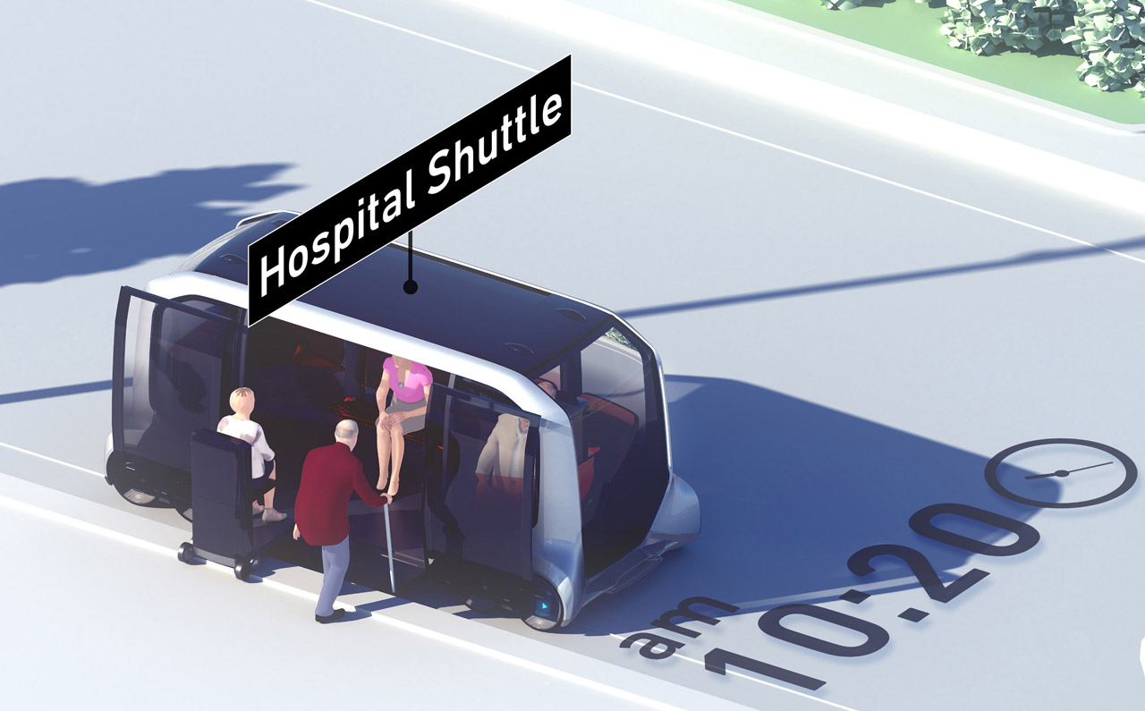 Toyota ontwikkelt met partners een autonoom rijdende stadsbesteller, de e-Palette.