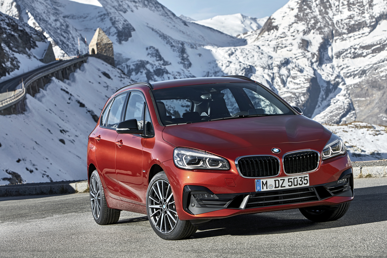 BMW geeft de 2-serie Active Tourer en Gran Tourer een bescheiden facelift.