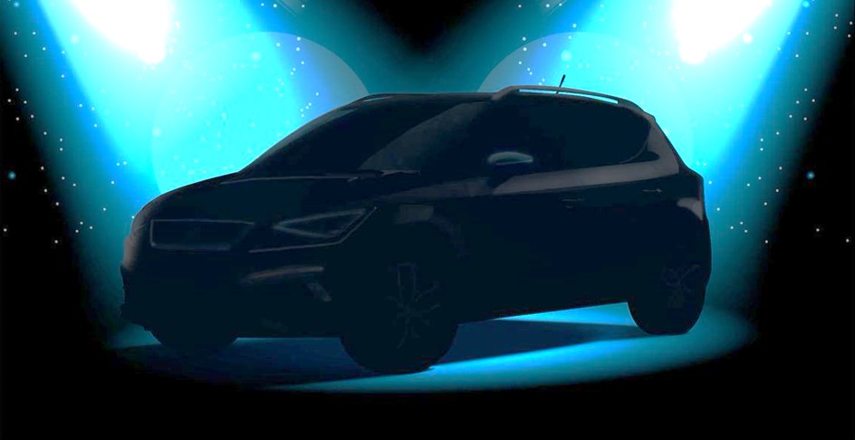 SEAT laat door middel van een donker teaserbeeld een eerste glimp zien van de aanstaande Arona. Maken we het beeld iets lichter, krijgen we al een goede eerste indruk van de compacte SUV.