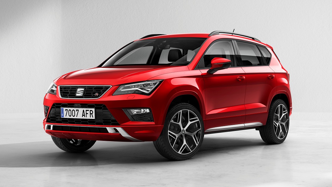 SEAT presenteert de Ateca in sportieve FR-uitvoering. De auto komt begin 2018 op de markt. En de Cupra?