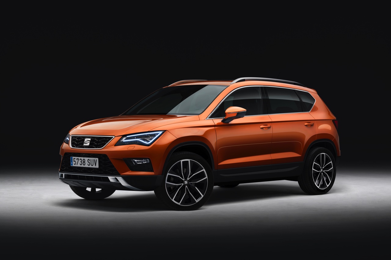 Introductie Seat Ateca SUV op de Autosalon van Geneve met de 1.0 TSI, 1.4 TSI, 1.6 TDI en 2.0 TDI in het motorpalet.