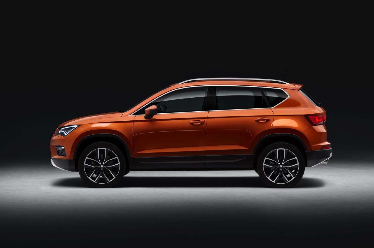 Introductie Seat Ateca SUV op de Autosalon van Geneve met de 1.0 TSI, 1.4 TSI, 1.6 TDI en 2.0 TDI in het motorpalet.