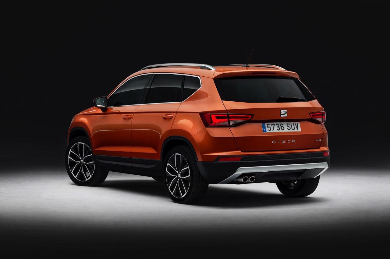 Introductie Seat Ateca SUV op de Autosalon van Geneve met de 1.0 TSI, 1.4 TSI, 1.6 TDI en 2.0 TDI in het motorpalet.