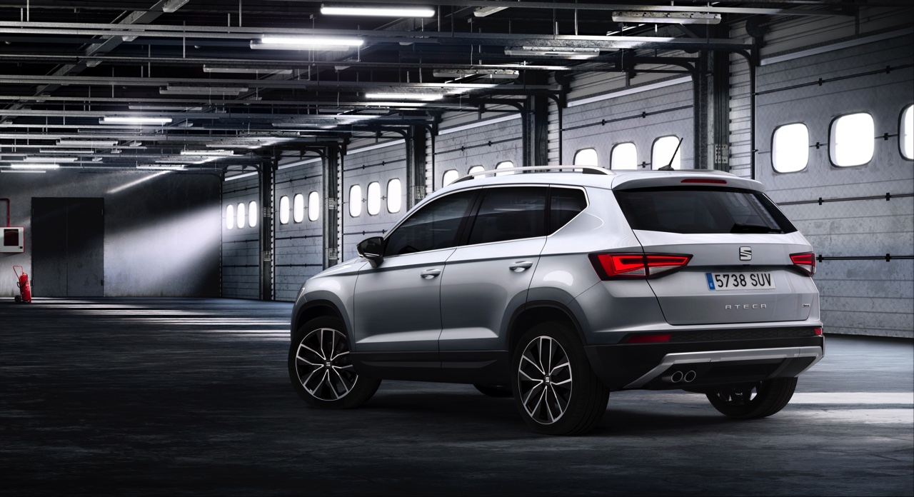 Introductie Seat Ateca SUV op de Autosalon van Geneve met de 1.0 TSI, 1.4 TSI, 1.6 TDI en 2.0 TDI in het motorpalet.