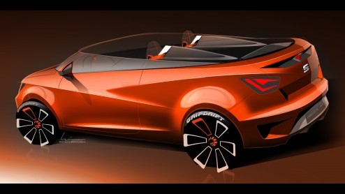 Seat Ibiza Cupster aanwezig bij Wrthersee Treffen 2014, een luchtige Ibiza Cupra met 180 pk TSI-motor.