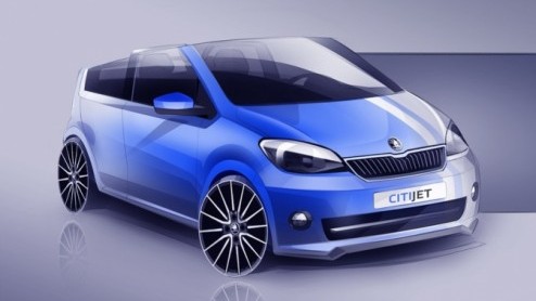 In totaal 16 studenten aan de Skoda Academy hebben hun droomauto mogen ontwerpen. Het resultaat is deze CitiJet ofwel een Citigo Cabrio die tijdens het GTI-treffen in het Oostenrijkse Wrthersee.