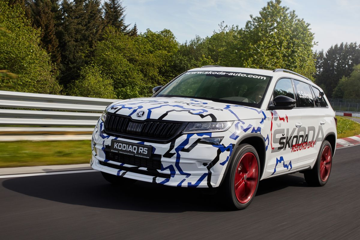 Skoda Kodiaq RS zet ronderecord