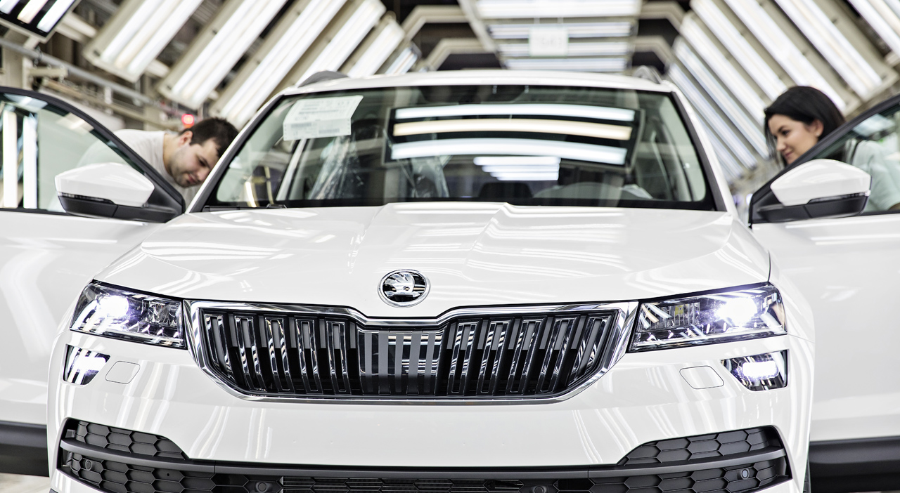 SKoda breidt de productie van de Karoq uit naar een tweede fabriek.