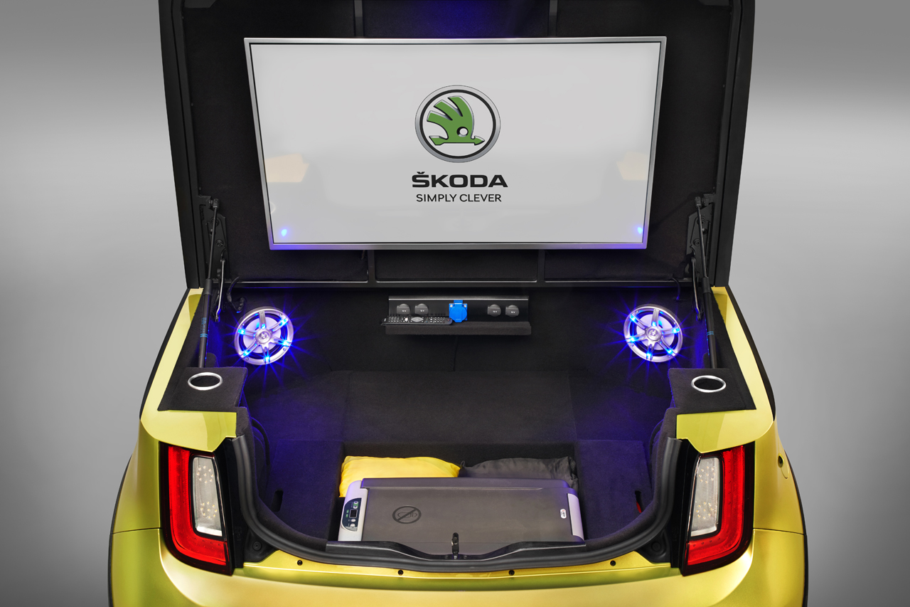 22 studenten realiseerden bij Skoda de Element Concept op basis van de Citigo met elektrische aandrijving.
