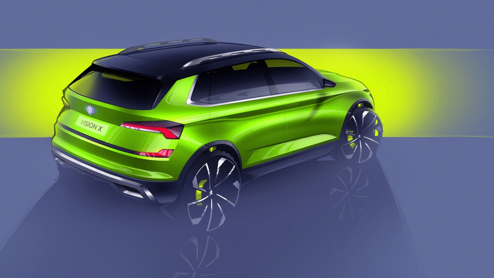 Skoda komt met een concept van een compacte SUV onder de Karoq, de Vision X Concept.