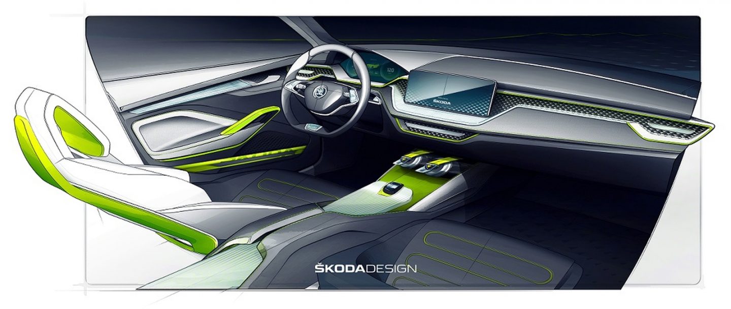 Skoda komt met een concept van een compacte SUV onder de Karoq, de Vision X Concept.