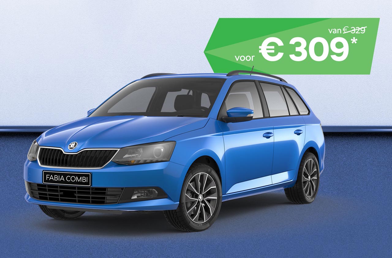 Skoda biedt tot eind januari 2018 voordeel op de private leasetarieven van de Citigo, Fabia en Rapid.